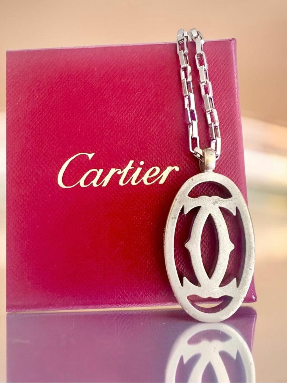 Cartier Pendant with unbranded Chain